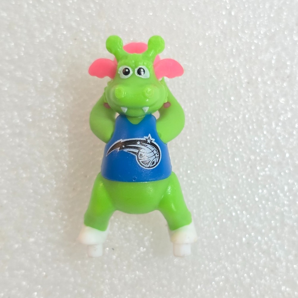 Orlando Magic Stuff the Dragon Kinder Joy Figure 1.5" Green Blue NBA Mascot
